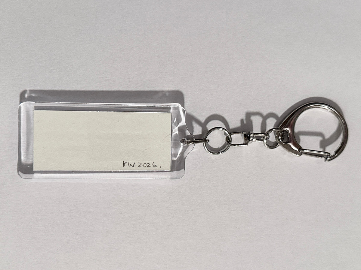 hand-drawn keychain 005 - river flow