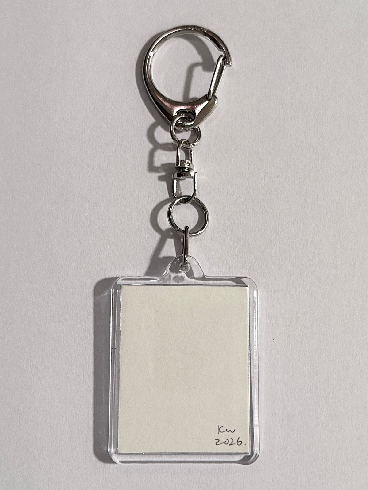hand-drawn keychain 009 - moon river