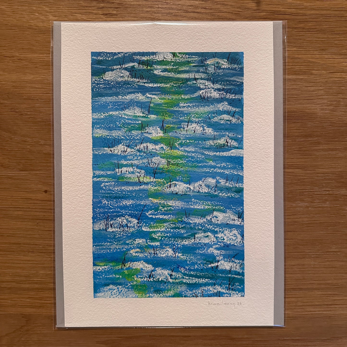 river flow, sunset