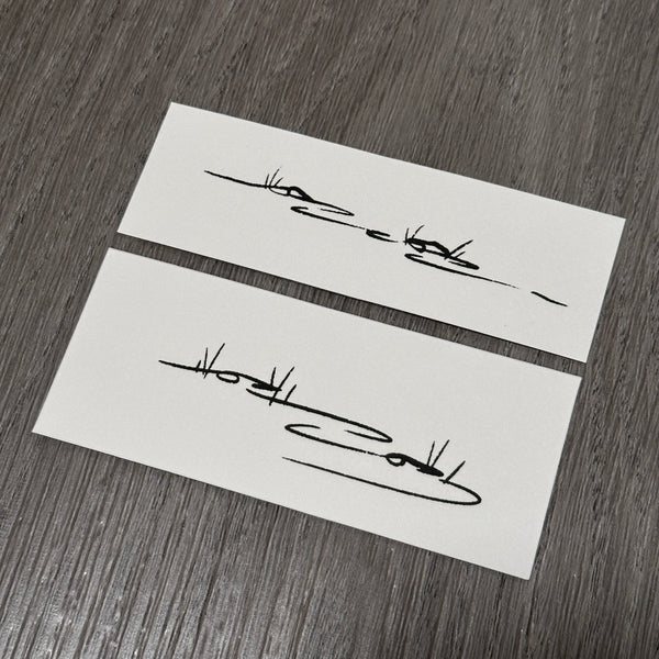 2 weeks tattoo Sticker