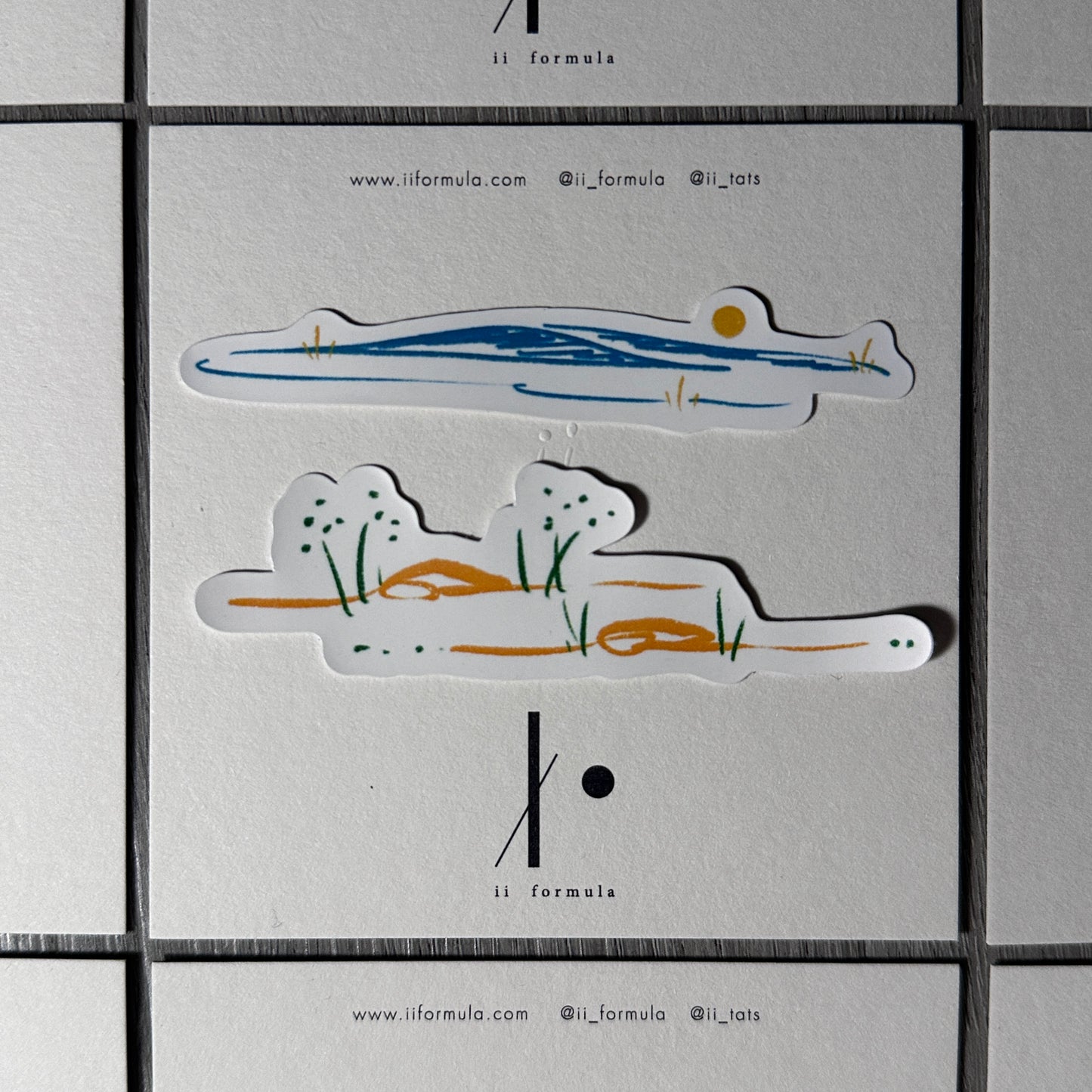 Classic - landscape sticker set