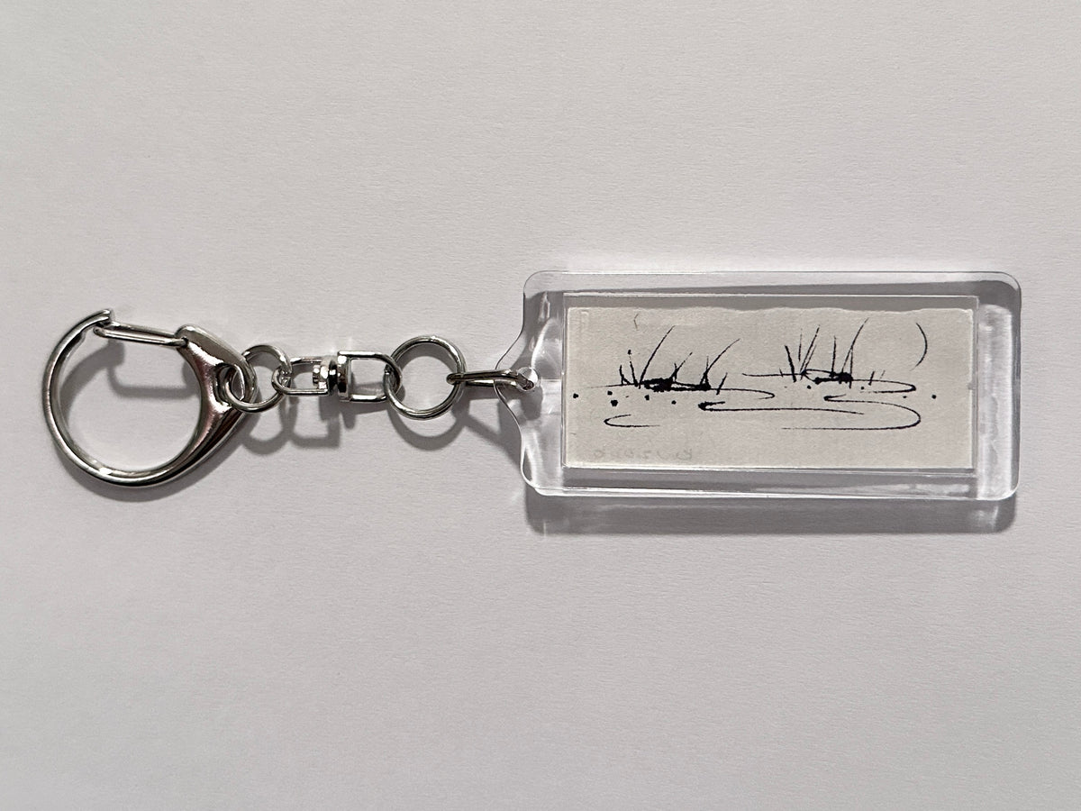 hand-drawn keychain 006 - moon light