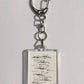 hand-drawn keychain 011 - silence